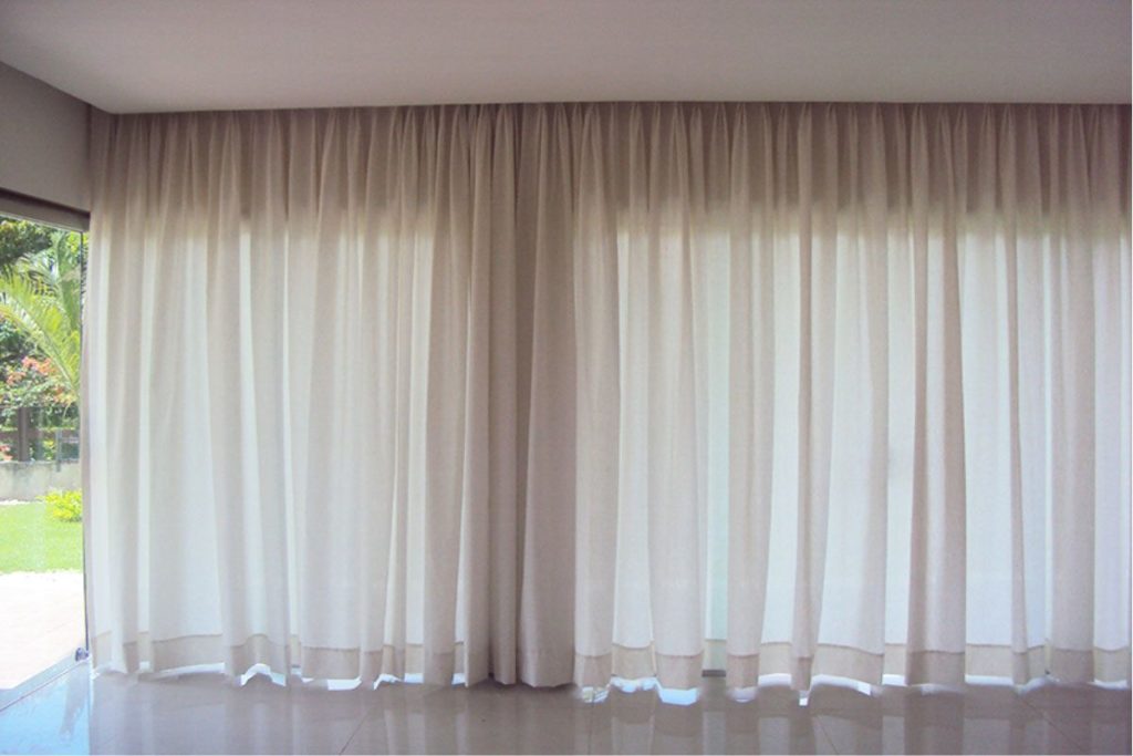 cortinas de pregas