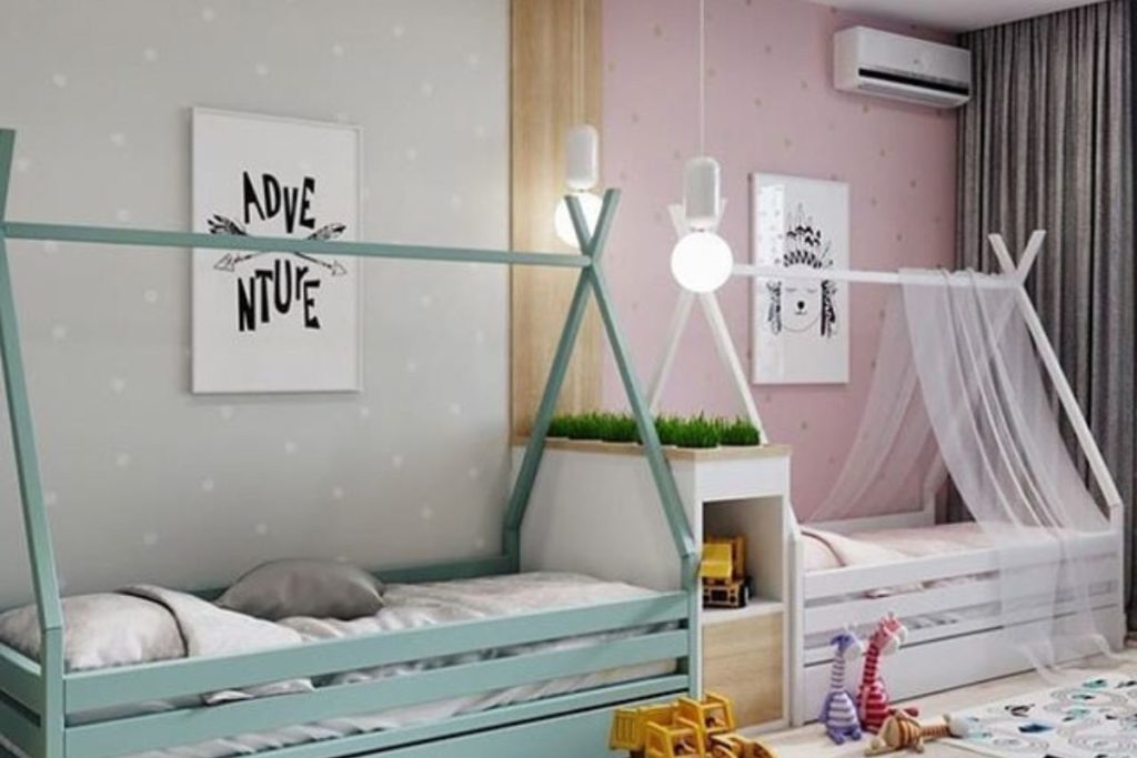 como decorar o quarto compartilhado entre irmãos menino e menina