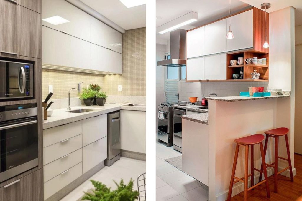 vantagens de otimizar o espaço de uma cozinha pequena
